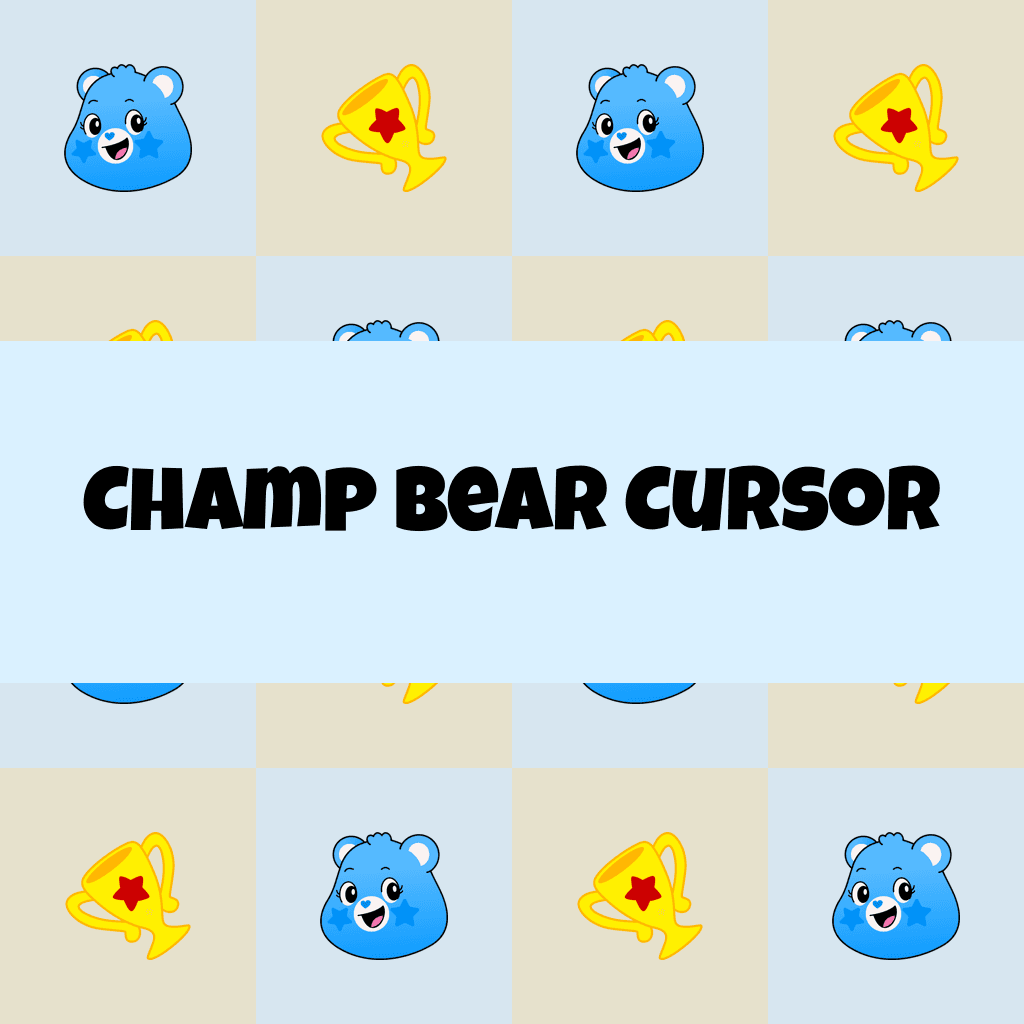 Preview Champ Bear cursor custom cursor pack